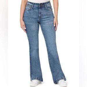 Kensie Jeans for Women Savannah High-Rise Flare Trouser Size; 8 / Inseam: 29"